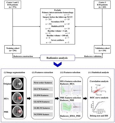 The relationship between perihematomal edema and hematoma expansion in acute spontaneous intracerebral hemorrhage: an exploratory radiomics analysis study
